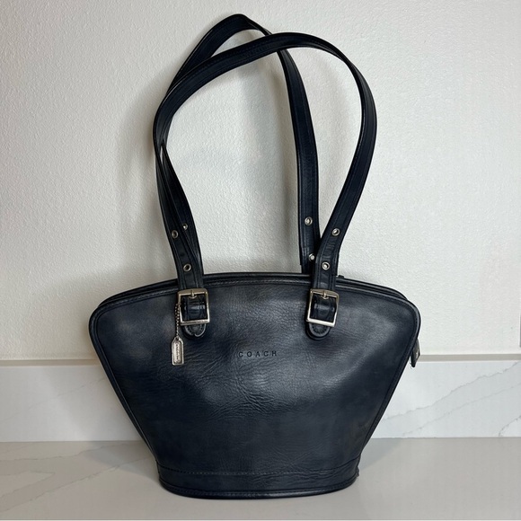 Coach Black Leather Satchel - Picture 11 of 15